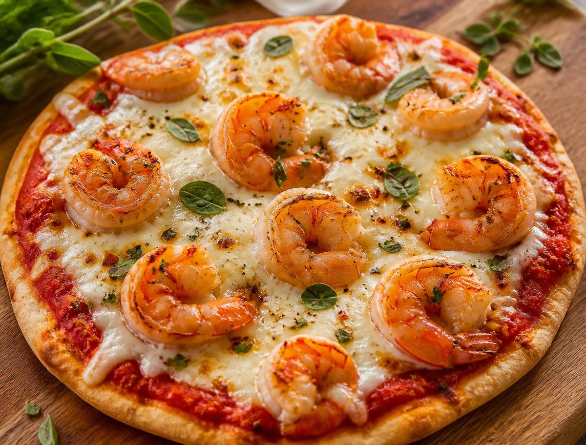 Opção 3 · Pizza de camarão