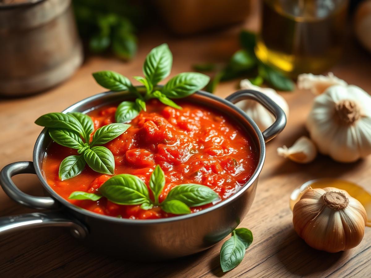 Molho de tomate caseiro